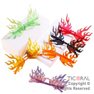 ANTEOJO LLAMA FUEGO XL  COLORES SURTIDOS x 1